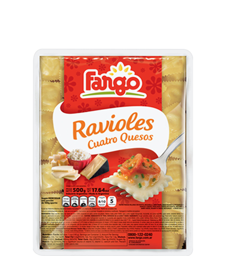 Ravioles 4 Quesos
